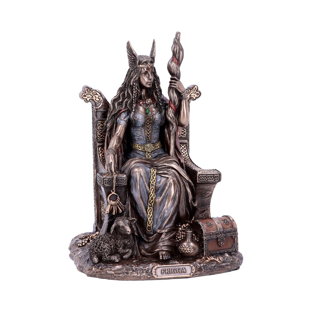 Bronze Frigga Goddess of Wisdom Norse Leader Ornament Default Title - Figures & Collectables at Gift Moments