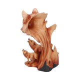 Natural Song Howling Wolves Wood Effect Bust - Figures & Collectables at Gift Moments