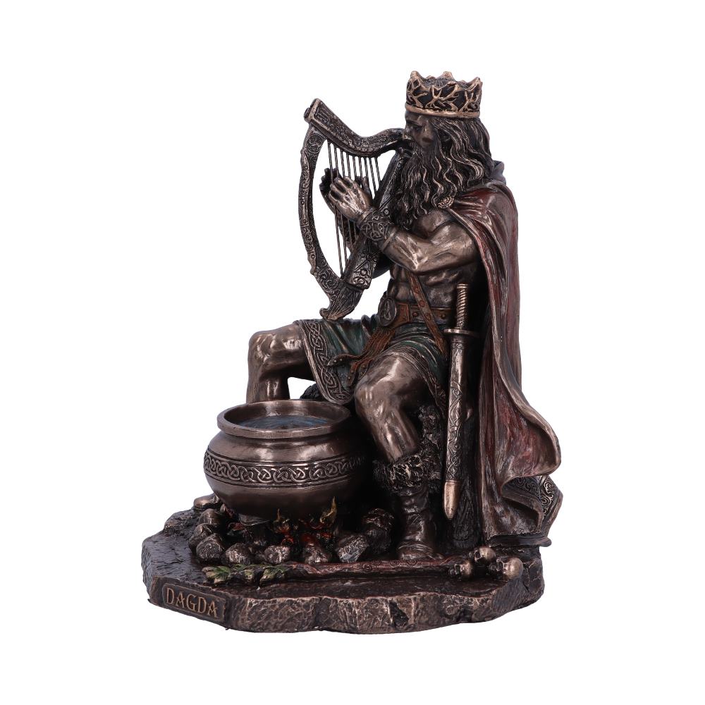 Bronze Dagda King of Tuatha De Danann Celtic Deity Figurine - Figures & Collectables at Gift Moments