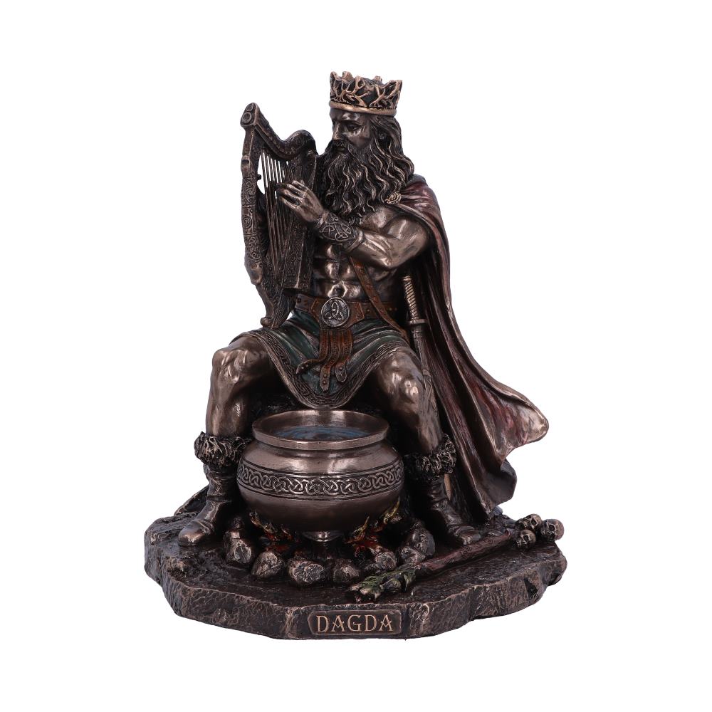 Bronze Dagda King of Tuatha De Danann Celtic Deity Figurine Default Title - Figures & Collectables at Gift Moments