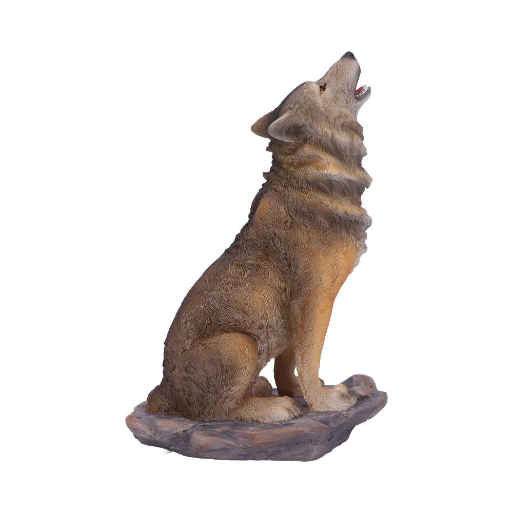 Mountains Cry Howling Wolf Figurine 20cm - Figures & Collectables at Gift Moments