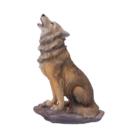 Mountains Cry Howling Wolf Figurine 20cm Default Title - Figures & Collectables at Gift Moments