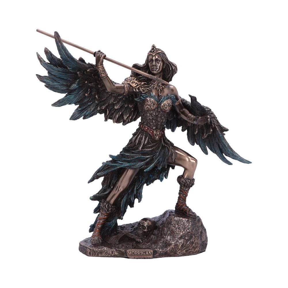 Morrigan - Celtic Phantom Queen Bronze Figurine 22cm Default Title - Figures & Collectables at Gift Moments