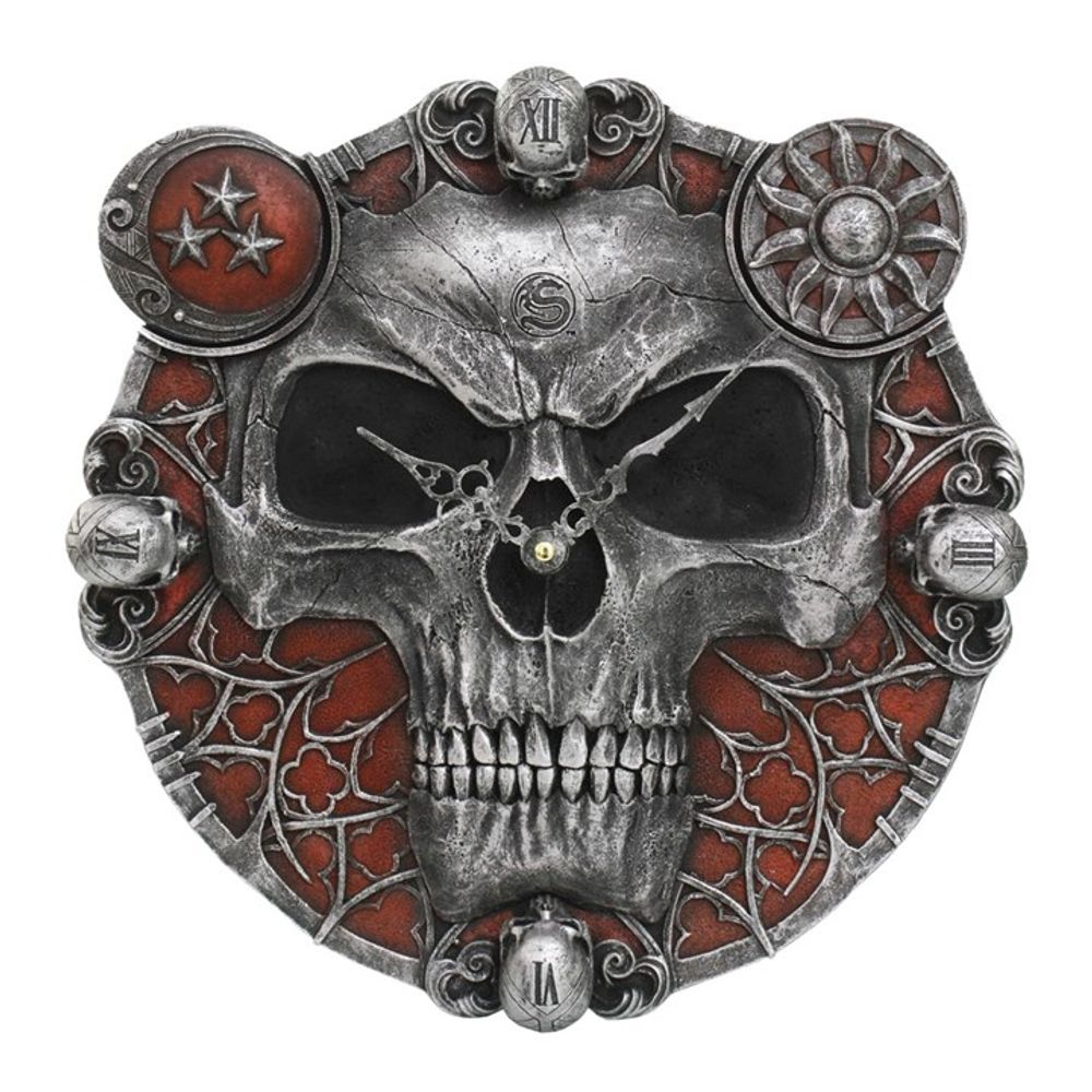 Skull Design Resin Clock by Spiral Direct: 1 - By Gift Moments