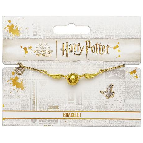 3D Golden Snitch Bracelet with Extender Chain: 3 - Bracelets By Harry Potter