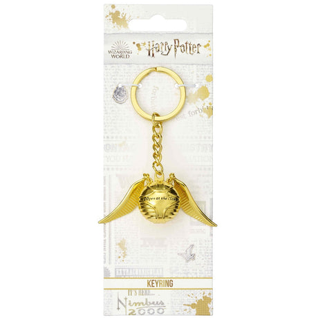 Harry Potter 3D Metal Keyring Golden Snitch: 2 - Keyrings By Harry Potter