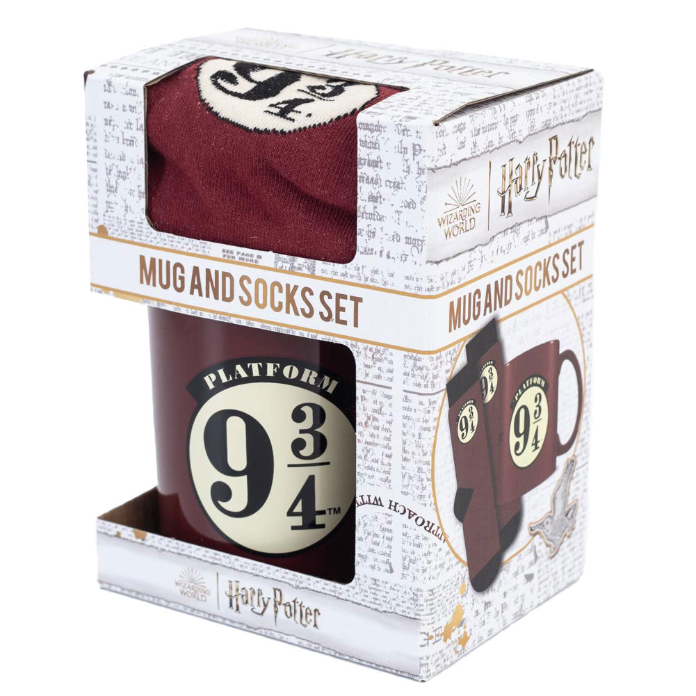 Harry Potter 9 & 3 Quarters Mug & Sock Set: 4 - Mugs By Harry Potter