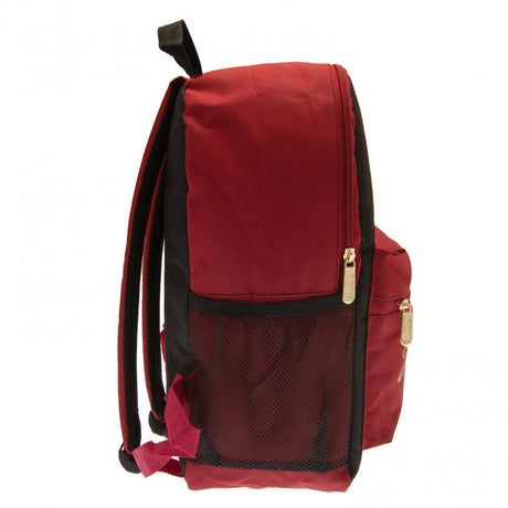 Hogwarts Crest Black and Burgundy Backpack: 4 - Bags By Harry Potter