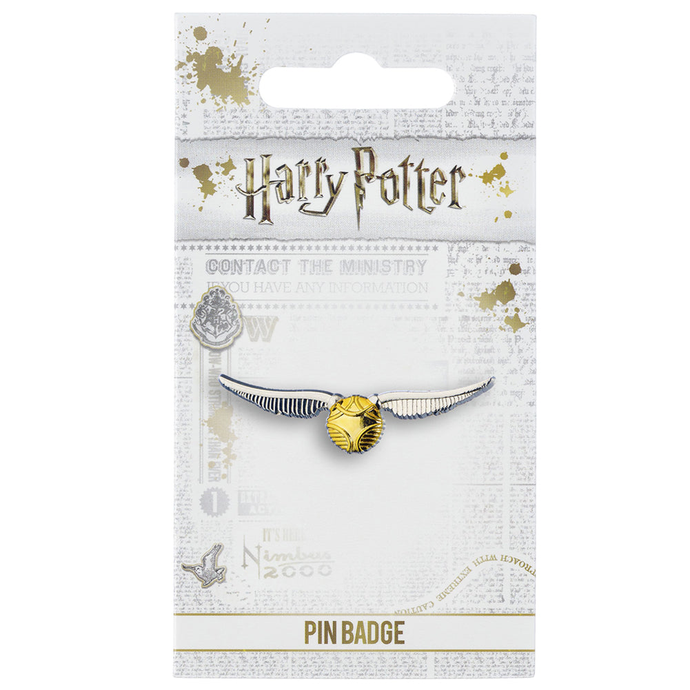 Golden Snitch Enamel Pin Badge: 3 - Badges By Harry Potter