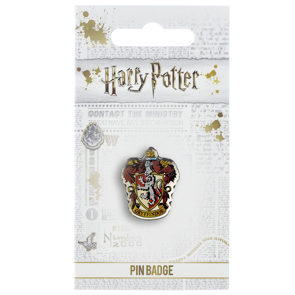 Gryffindor Crest Enamel Pin Badge: 3 - Badges By Harry Potter