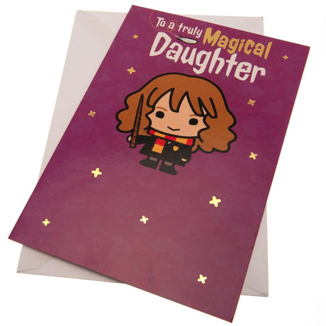 Chibi Hermione Granger Birthday Card: 1 - Greeting Cards By Harry Potter