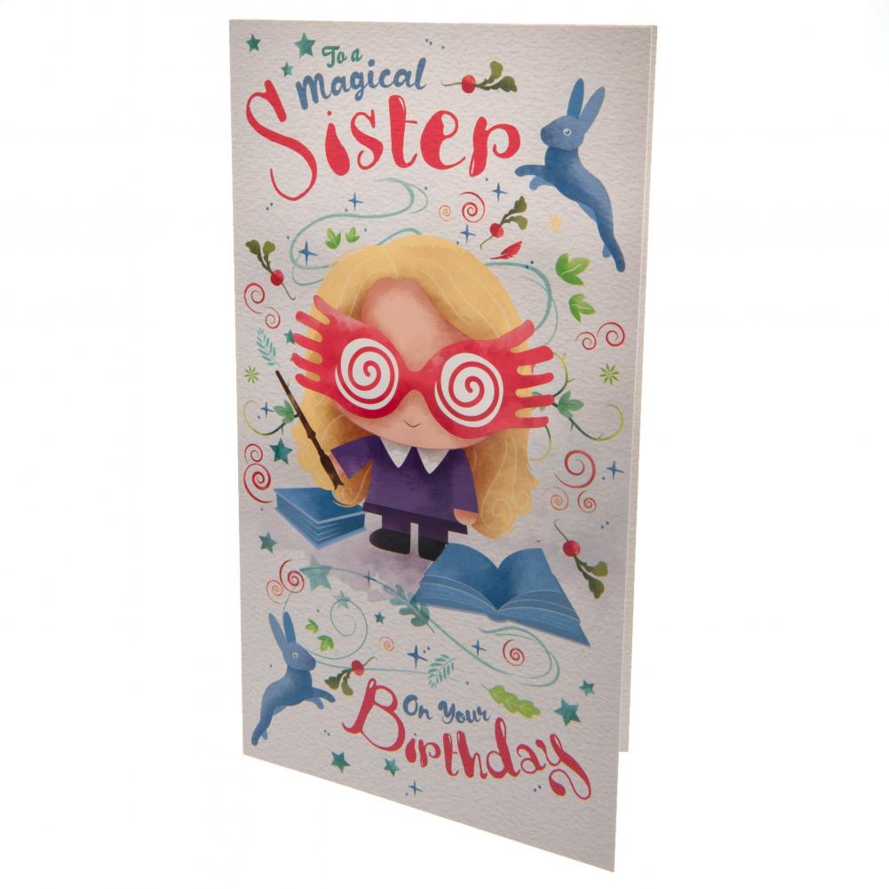 Harry Potter Birthday Card Sister: 2 - Greeting Cards By Harry Potter