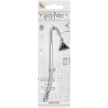 Deathly Hallows Silver Plated Bookmark: 2 - Bookmarks By Harry Potter