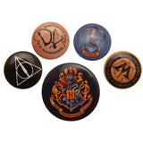 Harry Potter Hogwarts Button Badge Set: 1 - Badges By Harry Potter