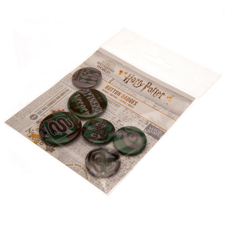 Slytherin Harry Potter Button Badge Set: 3 - Badges By Harry Potter