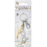 Harry Potter Keyring - Lightning Bolt & Glasses: 2 - Keyrings By Harry Potter