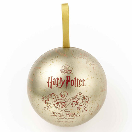 Marauders Map Christmas Bauble and Pin Badge: 4 - Christmas Baubles By Harry Potter