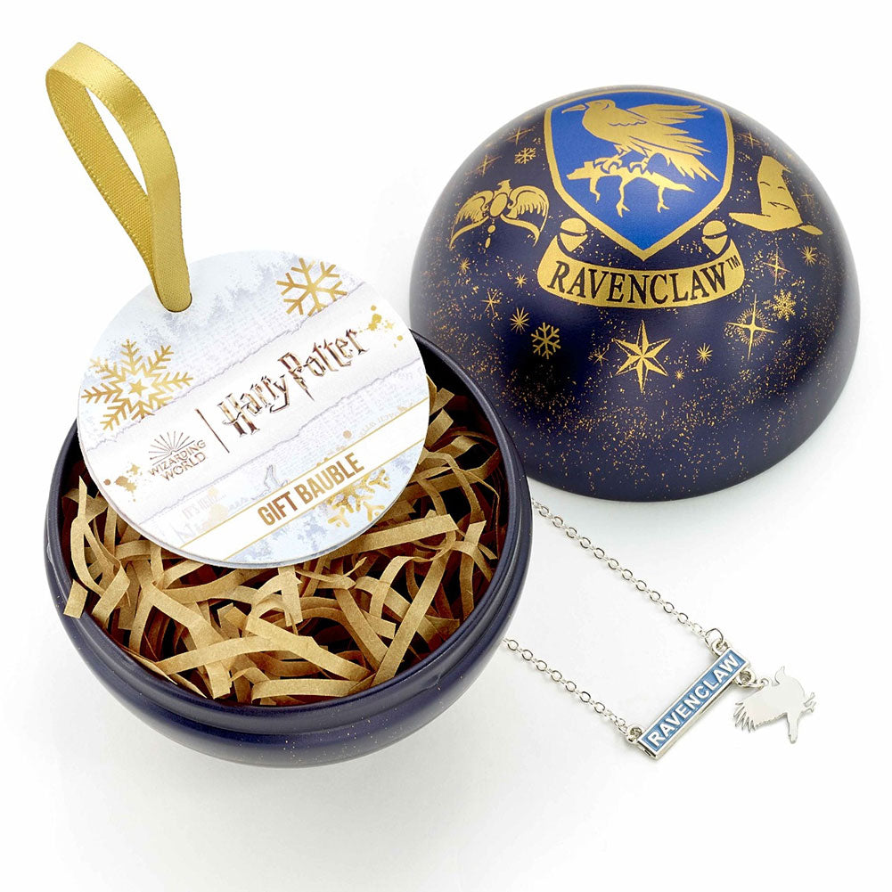 Ravenclaw Christmas Bauble with Necklace: 1 - Christmas Baubles By Harry Potter