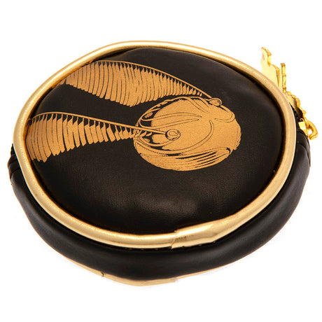 Golden Snitch Coin Purse in Black Leather: 1 - Purses By Harry Potter