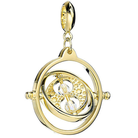 Gold Plated Crystal Time Turner Charm: 2 - Jewellery By Harry Potter