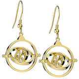 Harry Potter Gold Plated Time Turner Earrings: 2 - Jewellery By Harry Potter