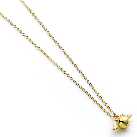 Harry Potter Gold Plated Cute Golden Snitch Necklace: 2 - Jewellery By Harry Potter