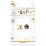 Gold Plated Chocolate Frog Earrings: 2 - Jewellery By Harry Potter