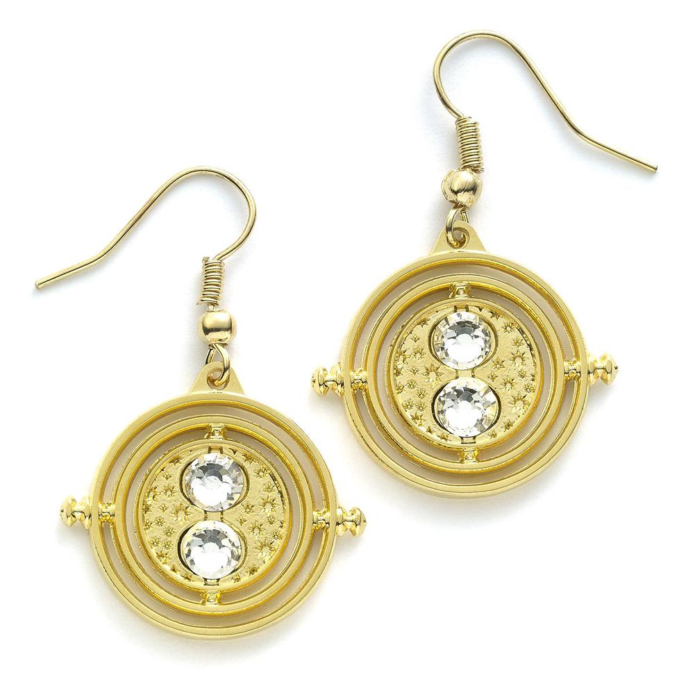 Harry Potter Gold Plated Time Turner Earrings: 1 - Jewellery By Harry Potter