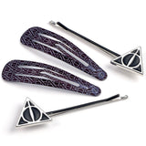 Harry Potter Deathly Hallows Hair Clips Set: 1 - Accessories By Harry Potter