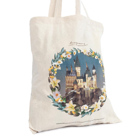 Hogwarts Castle Cotton Canvas Tote Bag: 1 - Bags By Harry Potter