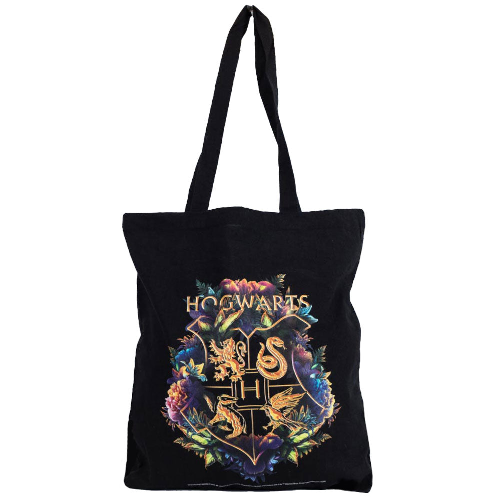 Hogwarts Crest Canvas Tote Bag: 2 - Bags By Harry Potter