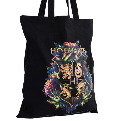 Hogwarts Crest Canvas Tote Bag: 1 - Bags By Harry Potter