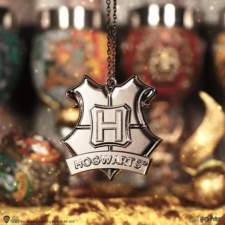 Hogwarts Crest Silver Hanging Ornament: 1 - Decorations By Harry Potter