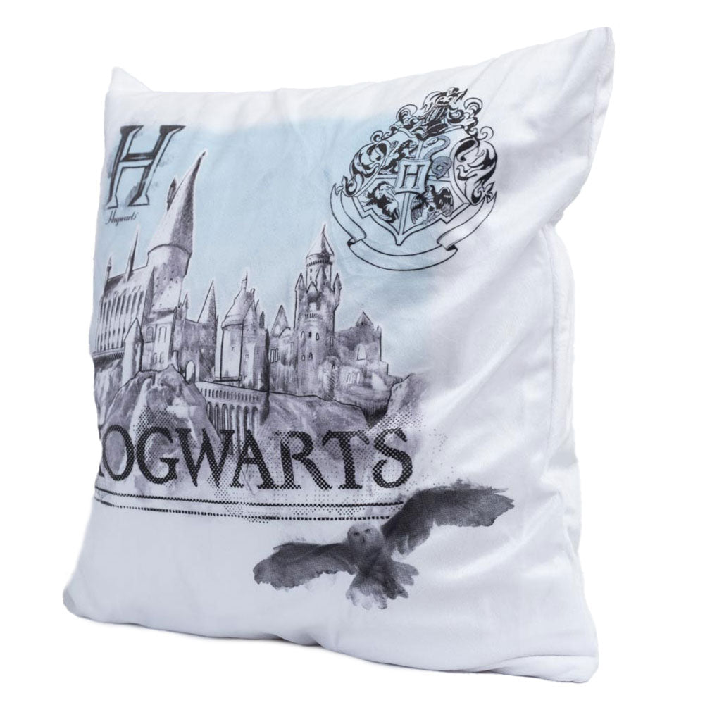 Hogwarts Velvet Feel Cushion with Hedwig: 1 - Cushions By Harry Potter