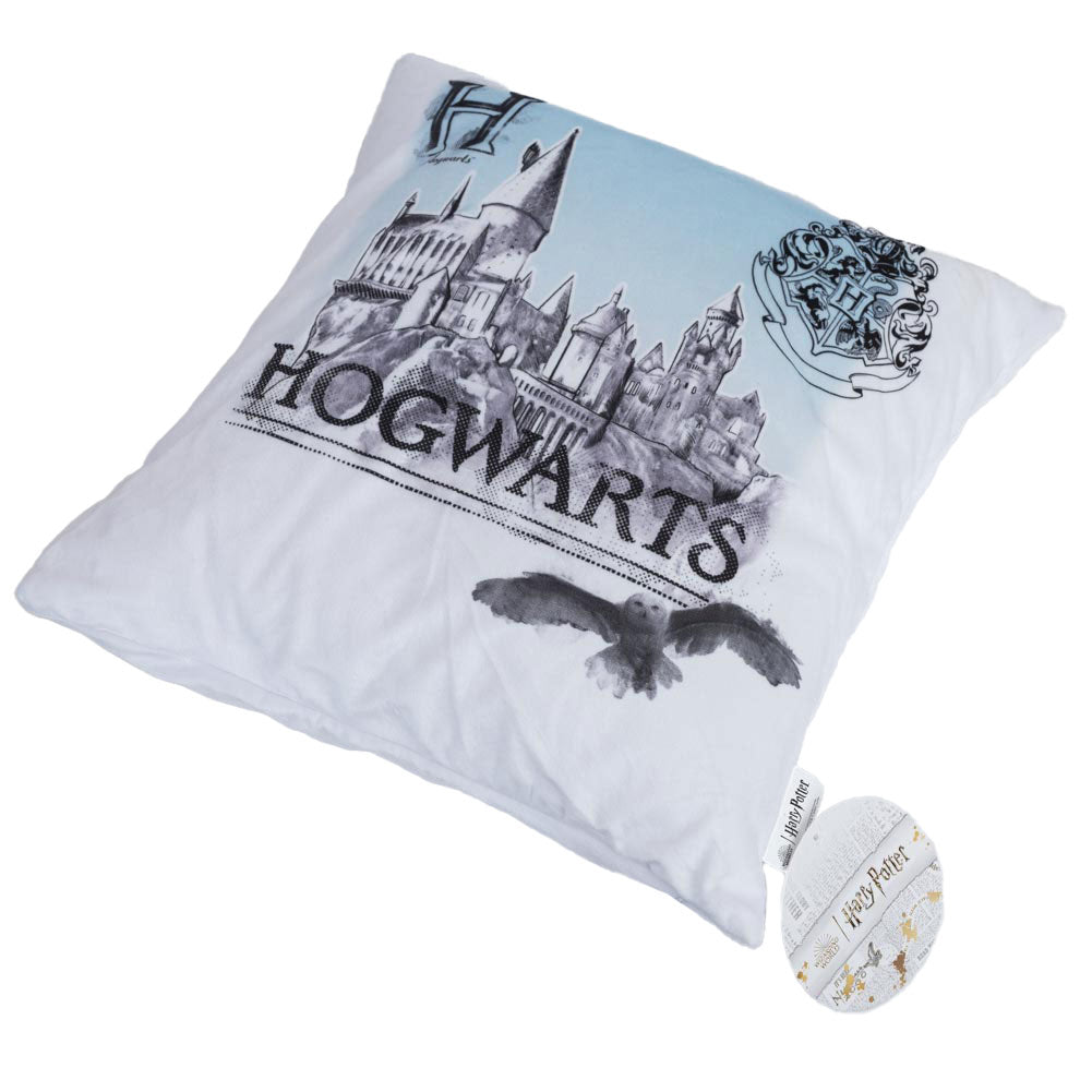 Hogwarts Velvet Feel Cushion with Hedwig: 4 - Cushions By Harry Potter