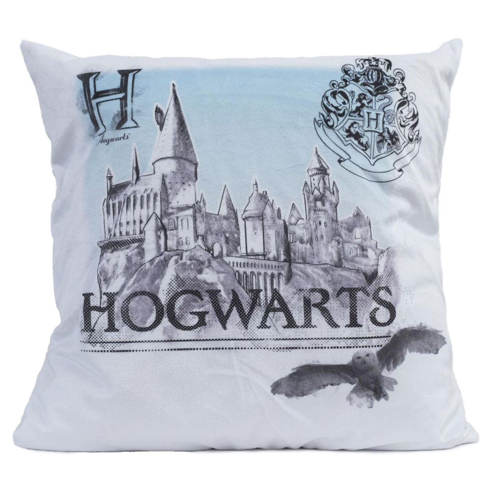 Hogwarts Velvet Feel Cushion with Hedwig: 2 - Cushions By Harry Potter