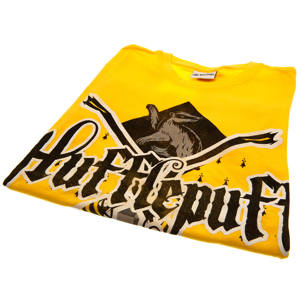 Hufflepuff Logo T-Shirt Junior 7-8 Years: 2 - Clothing By Harry Potter