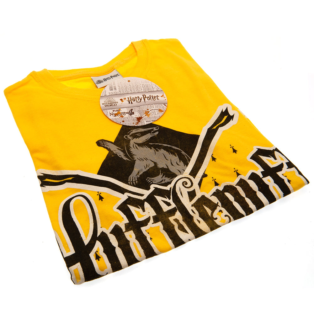 Hufflepuff Logo T-Shirt Junior 7-8 Years: 3 - Clothing By Harry Potter