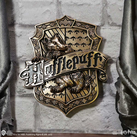 Hufflepuff Bronze Wall Plaque: 1 - Signs & Plaques By Harry Potter