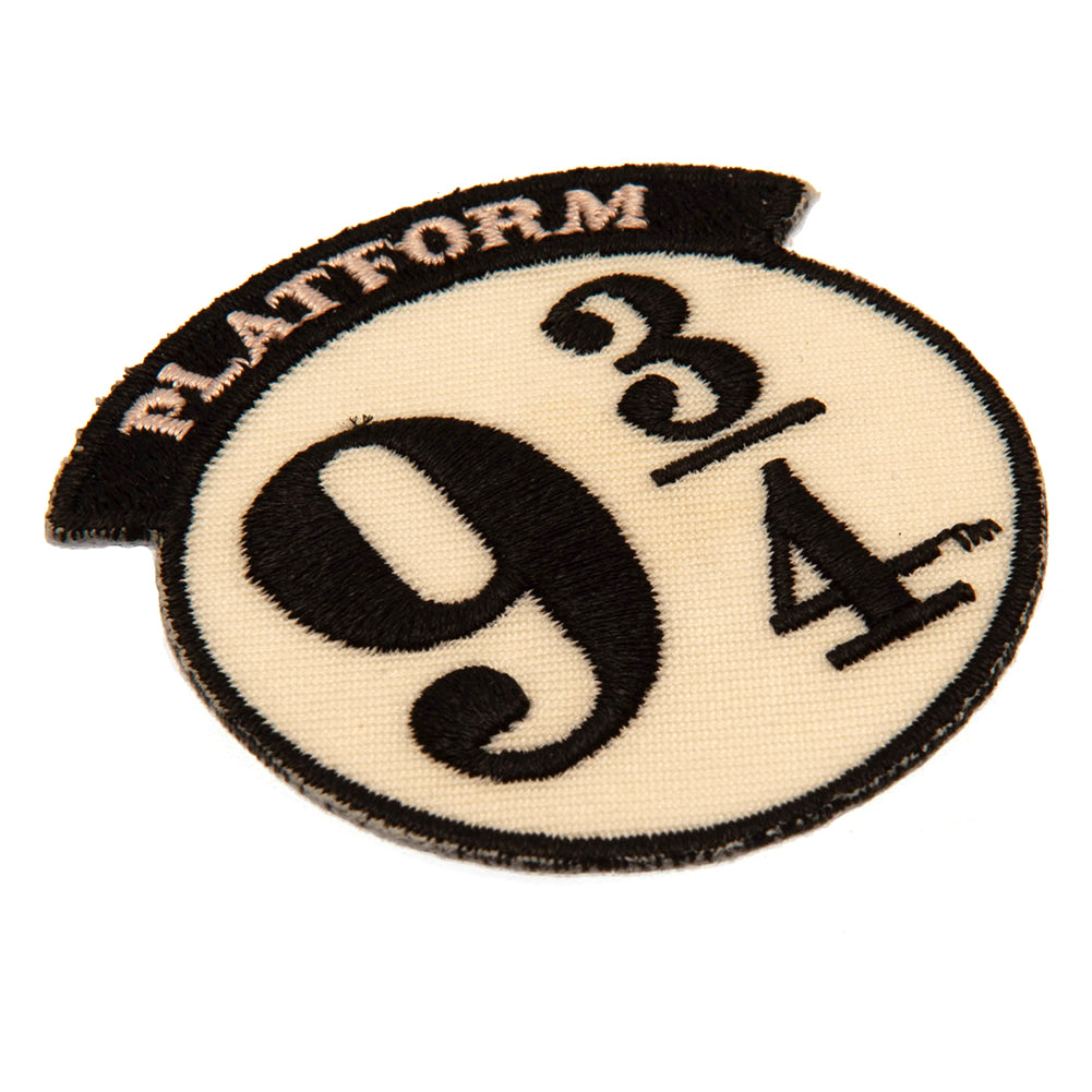 Platform 9 & 3 Quarters Iron-On Patch: 2 - Badges By Harry Potter