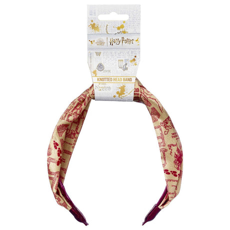 Marauders Map Satin Knotted Headband: 3 - Accessories By Harry Potter