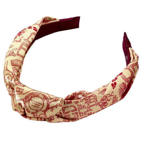 Marauders Map Satin Knotted Headband: 1 - Accessories By Harry Potter