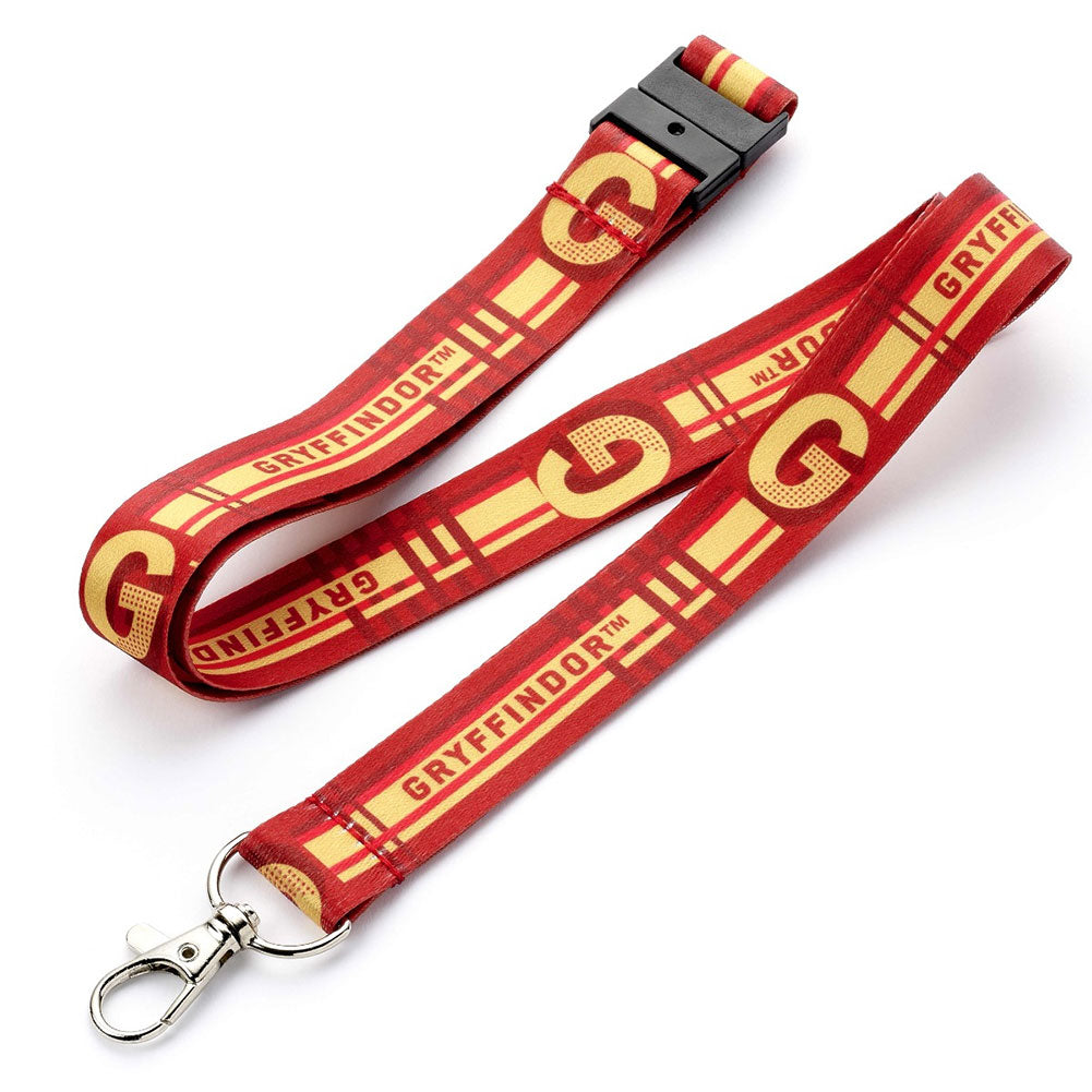 Gryffindor House Lanyard with Metal Clip: 1 - Lanyards By Harry Potter