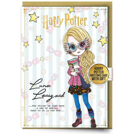 Luna Lovegood Card with Spectrespecs Badge: 1 - Greeting Cards By Harry Potter