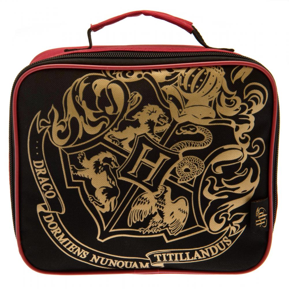 Harry Potter Lunch Bag Gold Crest BK: 2 - Lunch Boxes & Bags By Harry Potter