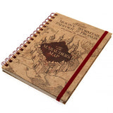 Marauders Map A5 Notebook: 4 - Notebooks By Harry Potter