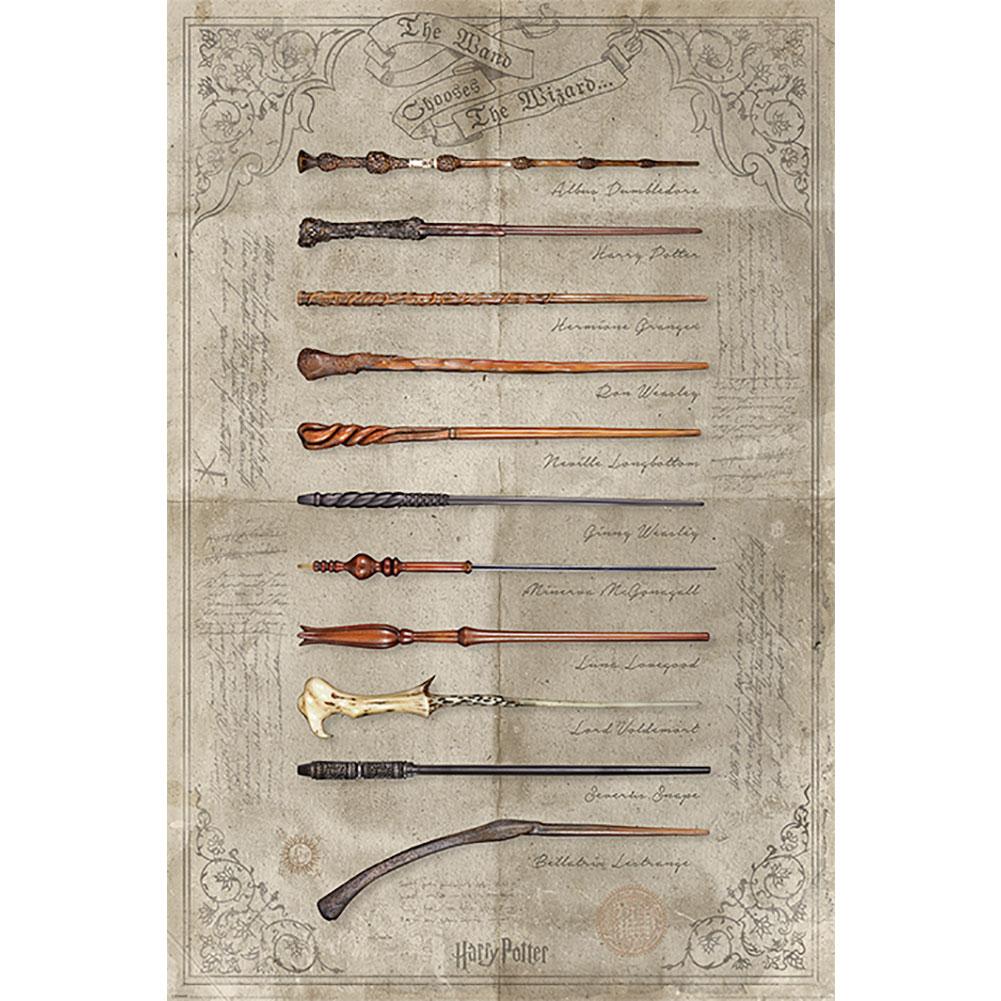 Harry Potter Wands Maxi Poster: 1 - Posters By Harry Potter