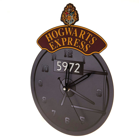 Hogwarts Express Premium Metal Wall Clock: 2 - Clocks By Harry Potter