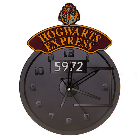 Hogwarts Express Premium Metal Wall Clock: 1 - Clocks By Harry Potter