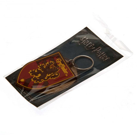 Gryffindor PVC Keyring with Chain: 3 - Keyrings By Harry Potter